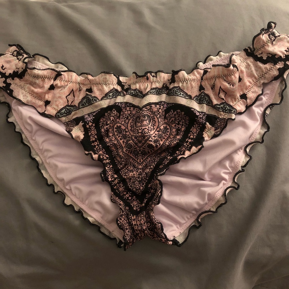 Victoria secret paisley print cheeky bikini bottom